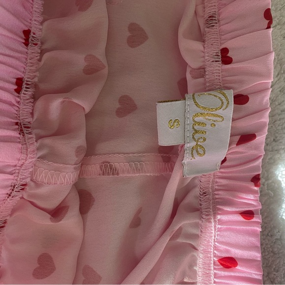 Valentines pajamas set with heart pattern - Picture 8 of 8